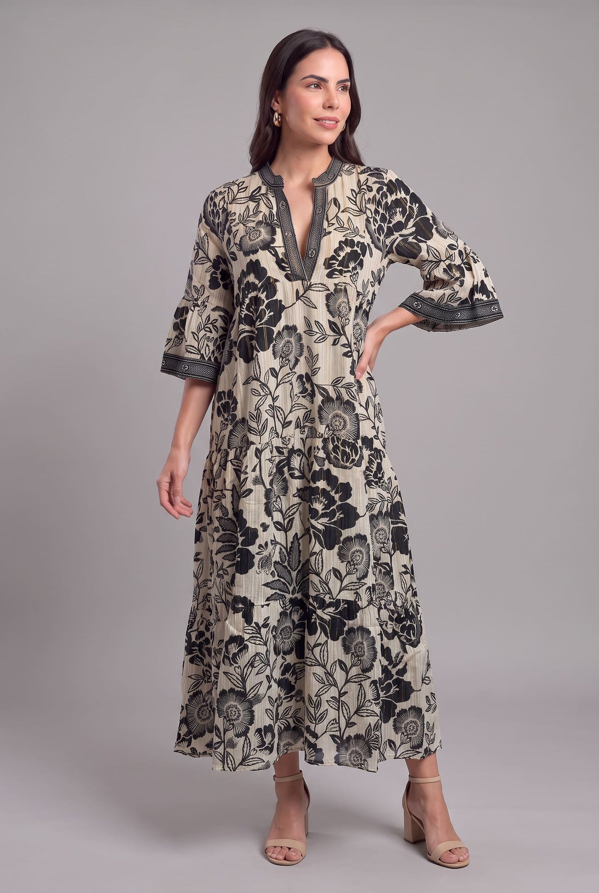 Vestido Flores Nocturnas