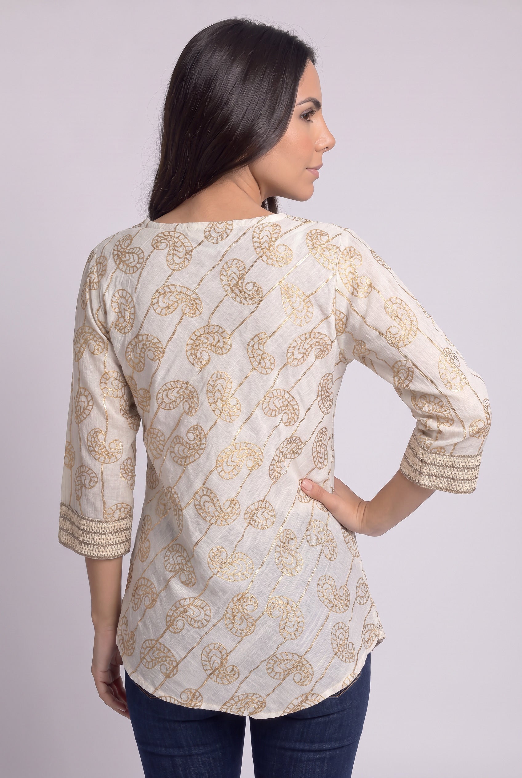 Blusa Loto Beige - Seleno Shop