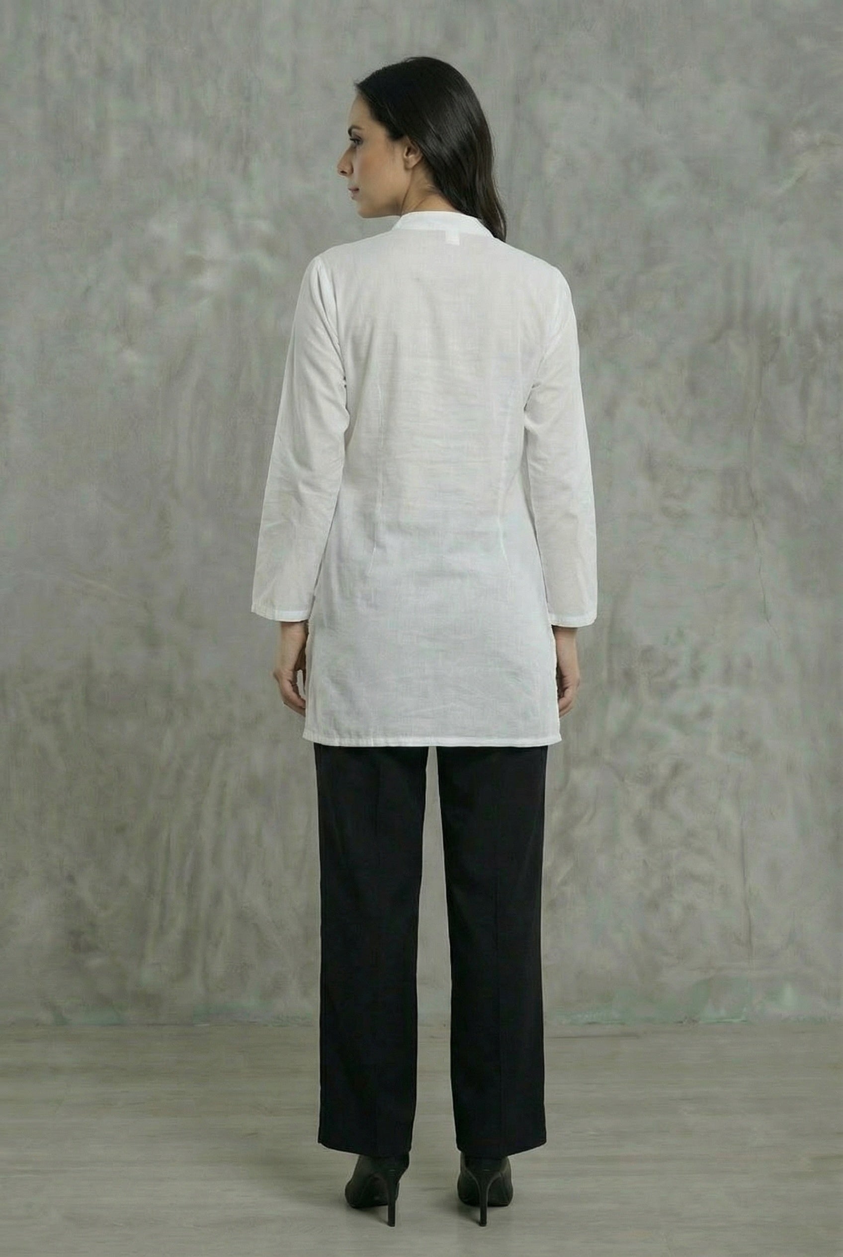 Bluson Blanco Bordado - Seleno Shop