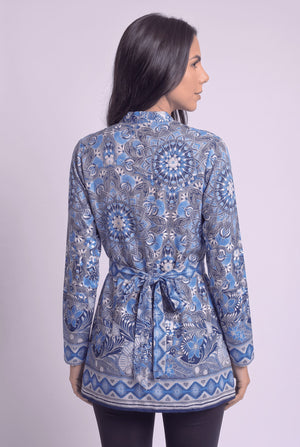 Bluson Mandalas Azul - Seleno Shop