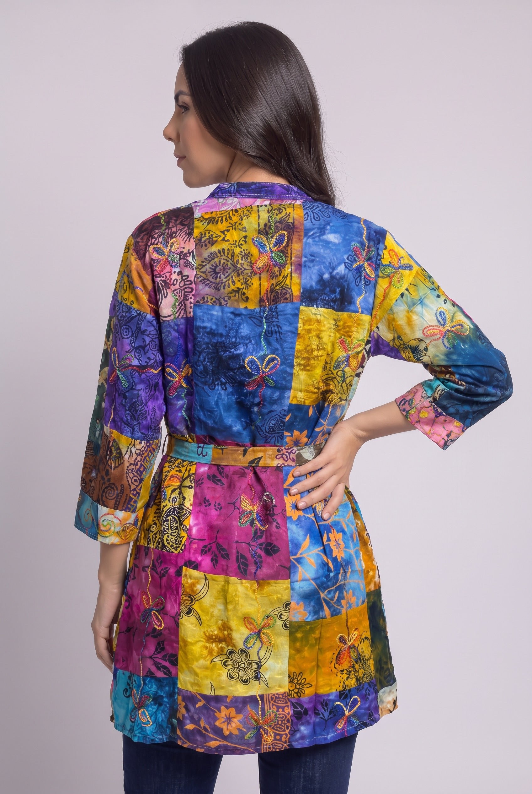 Bluson Patchwork Talla L - Seleno Shop