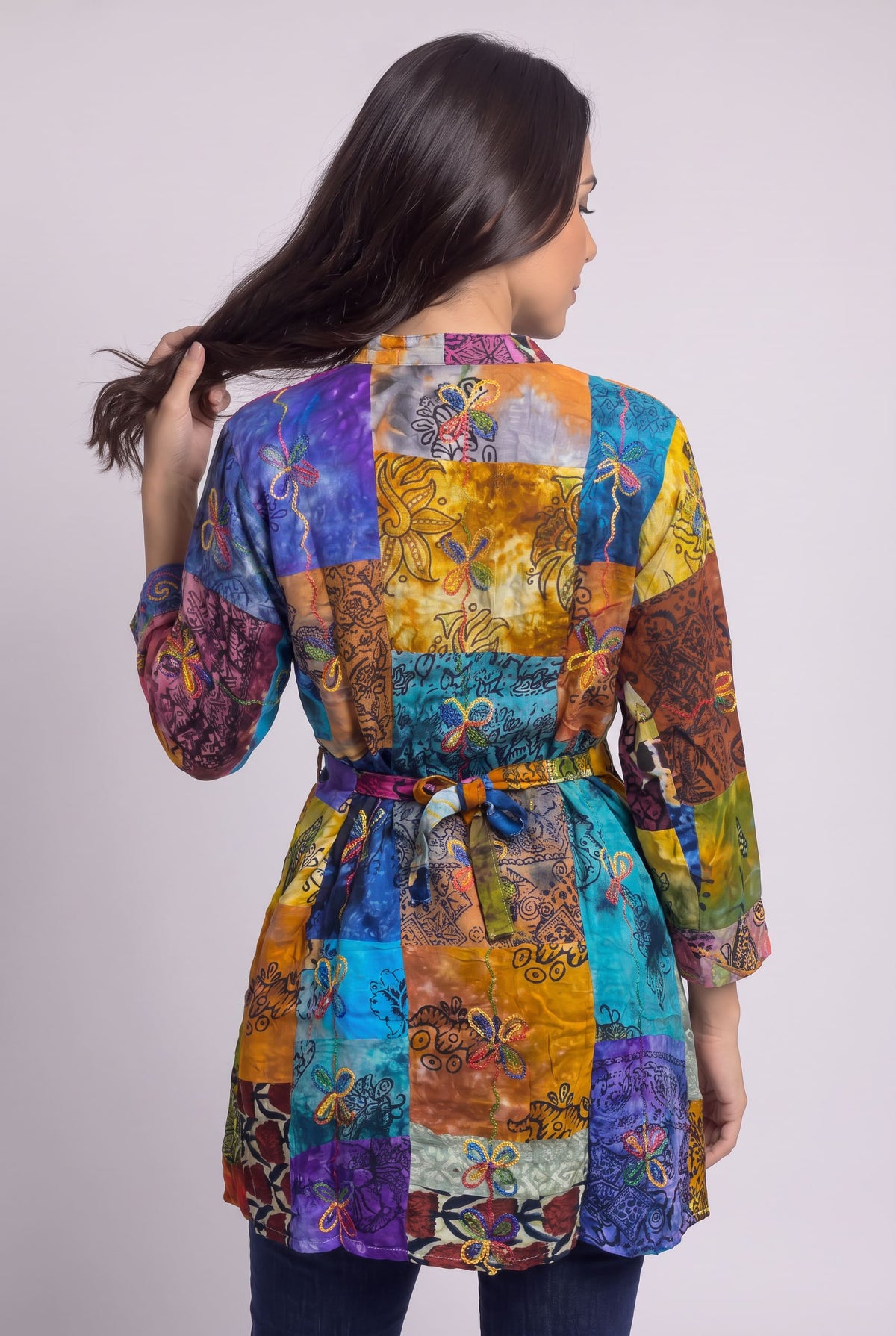Bluson Patchwork Talla L - Seleno Shop