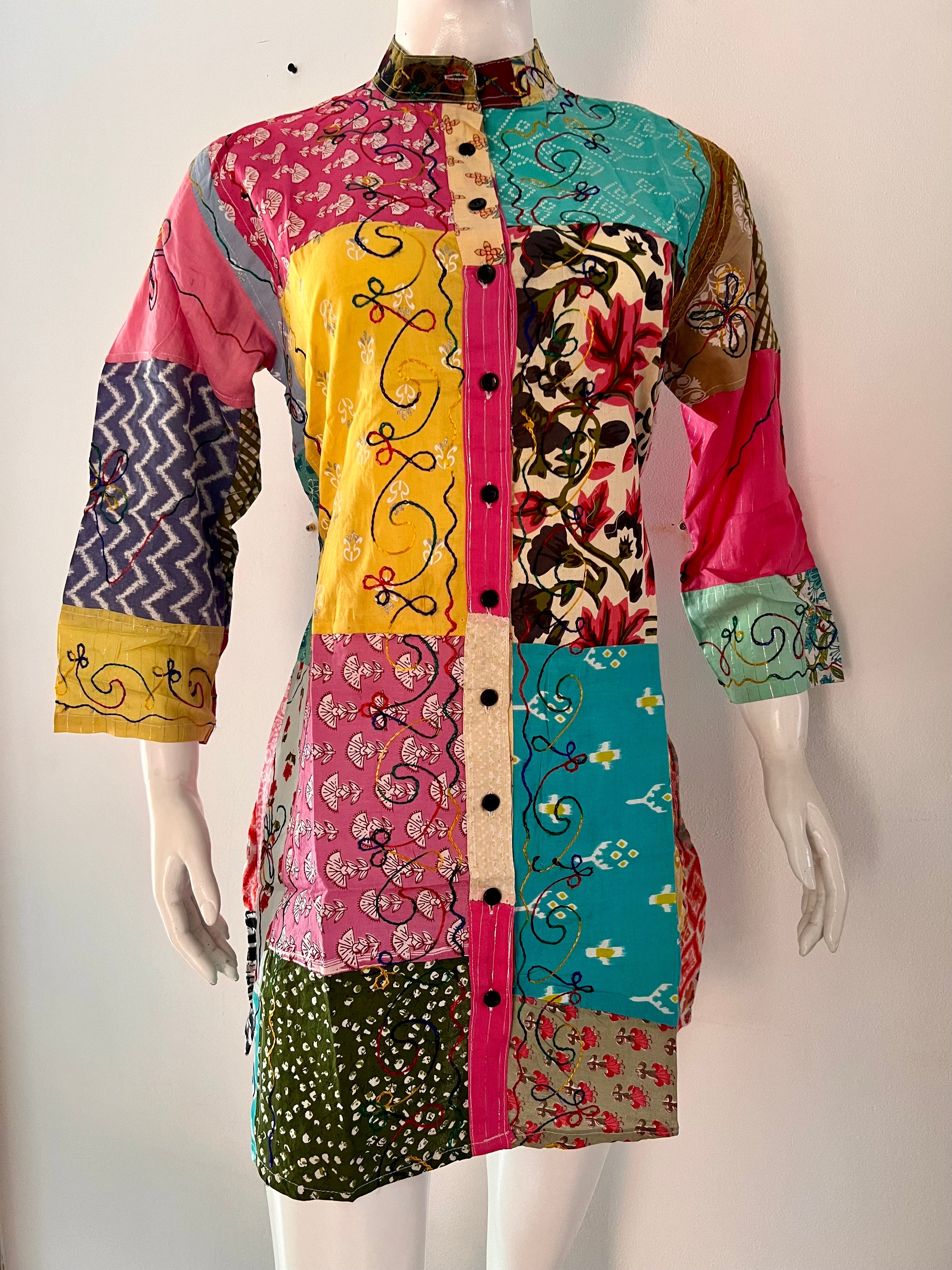 Bluson Patchwork Talla M - Seleno Shop