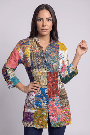 Bluson Patchwork Talla M - Seleno Shop