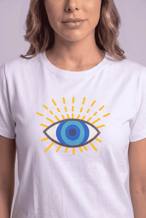 Camisetas Blanca Seleno Ojo - Seleno Shop