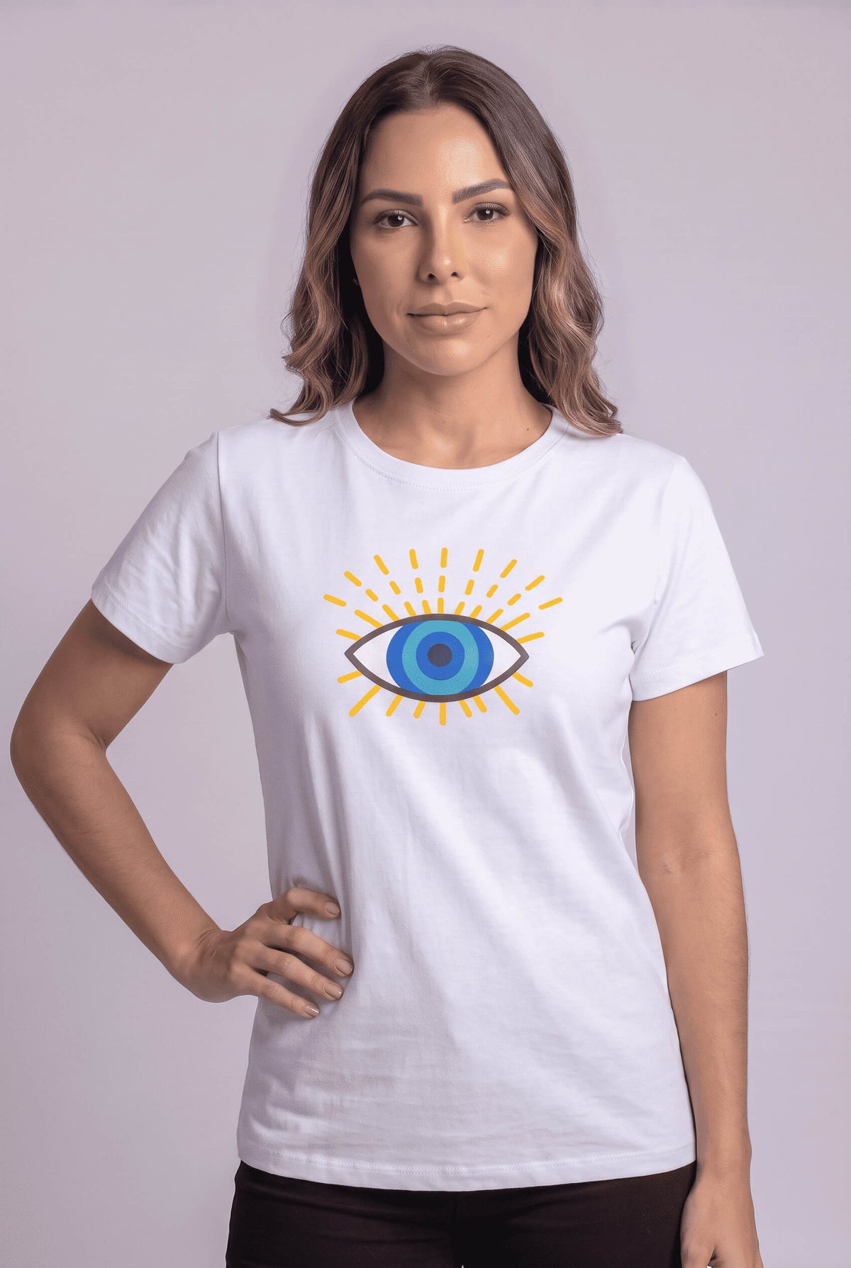Camisetas Blanca Seleno Ojo - Seleno Shop