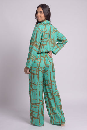 Conjunto Boho Aura Verde - Seleno Shop