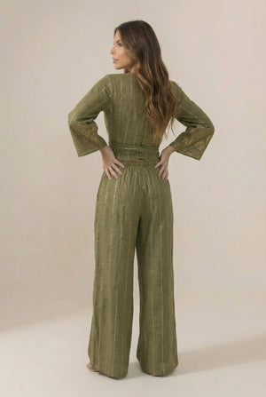 Conjunto Hindu Verde Oliva - Seleno Shop