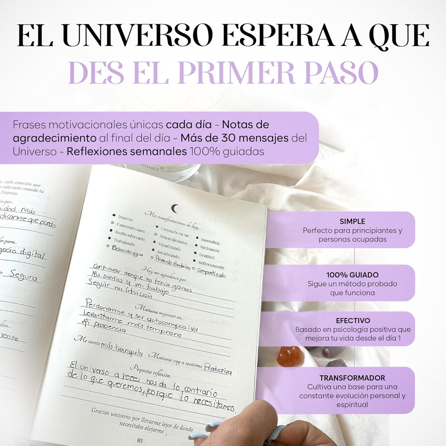 Diario de Manifestación para Mujeres - Diálogos con el Universo - Seleno Shop