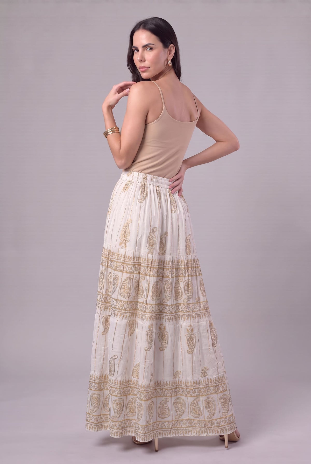 Falda Boho Sol de Arena - Seleno Shop
