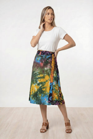 Falda Corta Multicolor - Seleno Shop