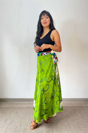 Falda Doble Faz Seda - Seleno Shop