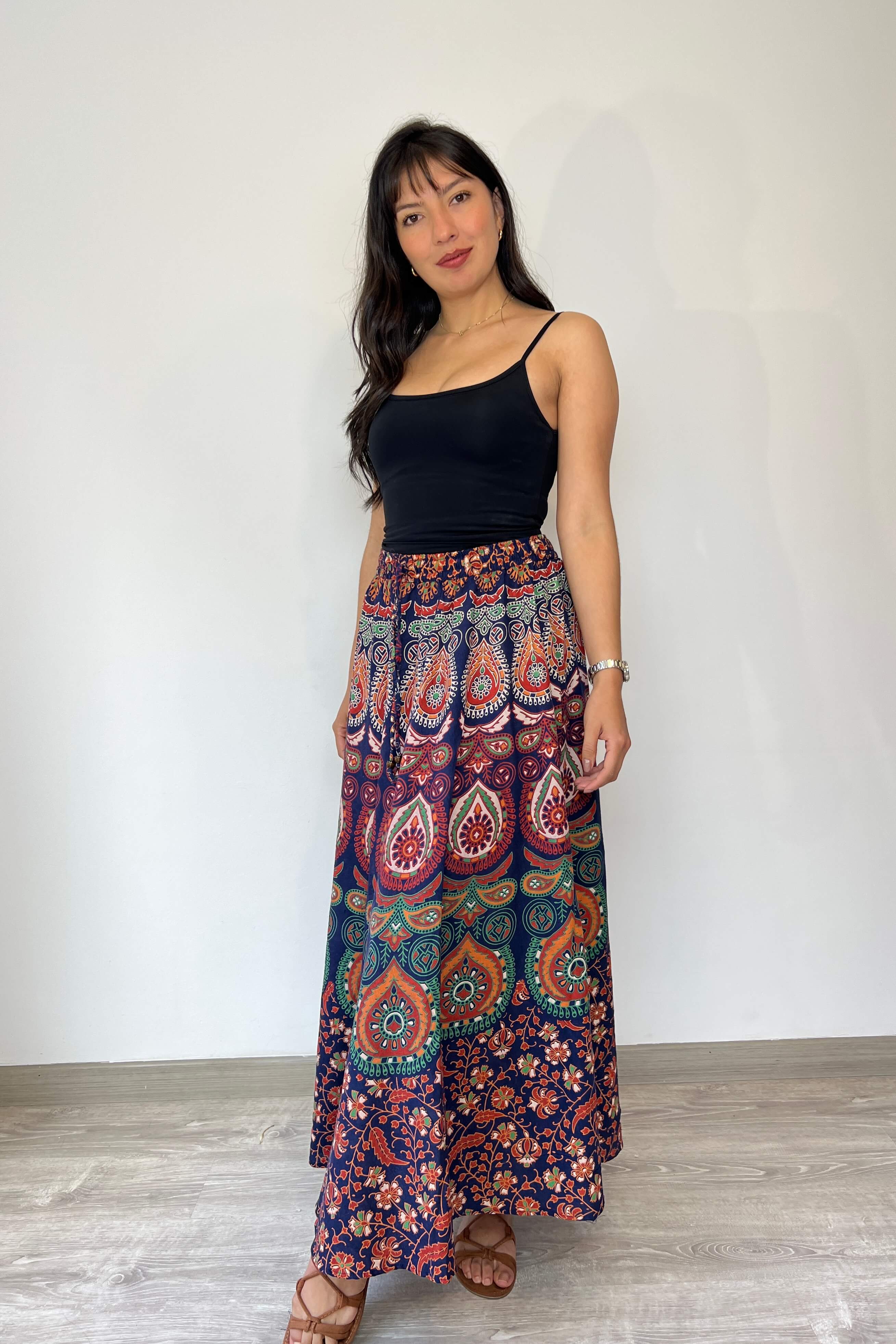 Falda Larga Cafe - Seleno Shop