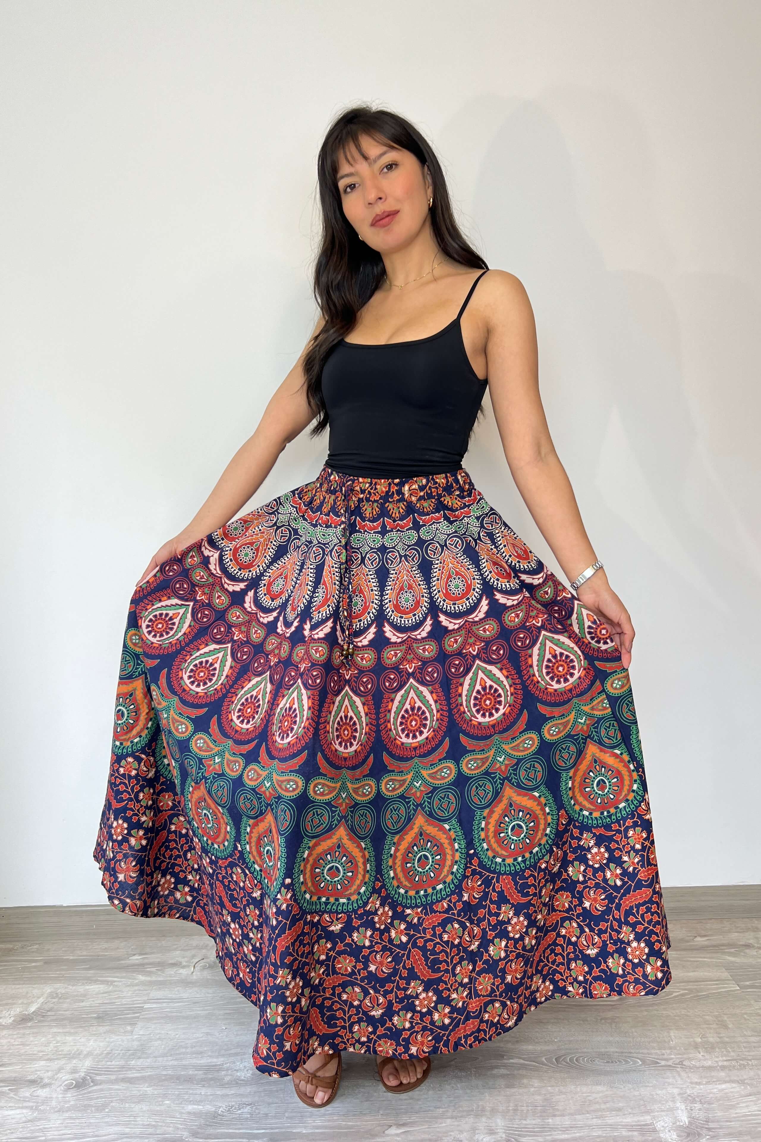 Falda Larga Cafe - Seleno Shop