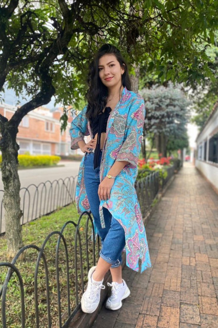 Kimono Seda - Seleno Shop