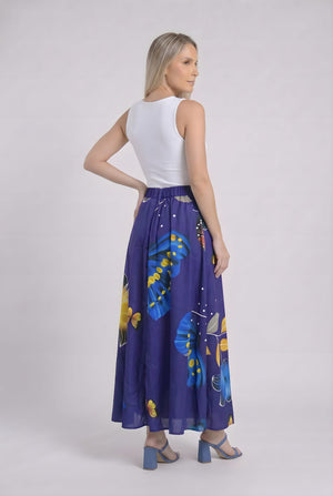 La Falda Serendipia Azul - Seleno Shop