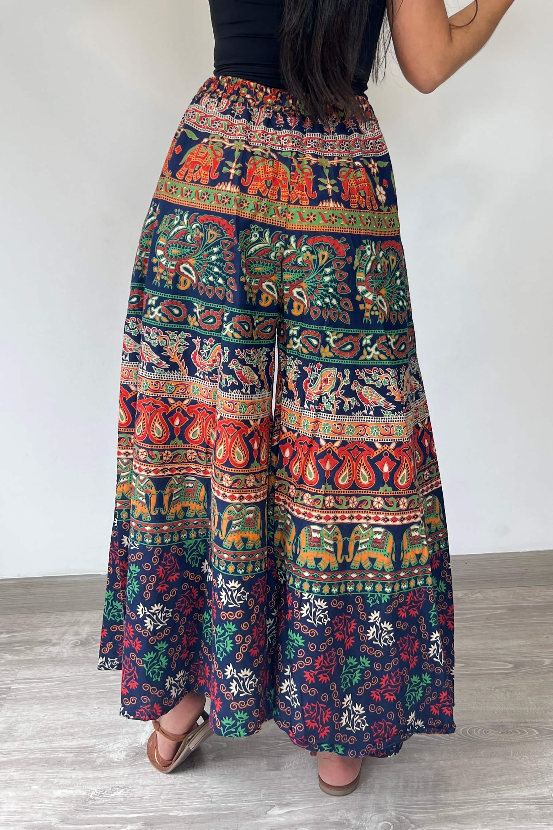 Pantalon Hippie Azul - Seleno Shop