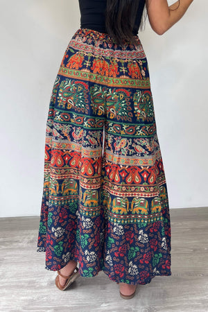 Pantalon Hippie Azul - Seleno Shop