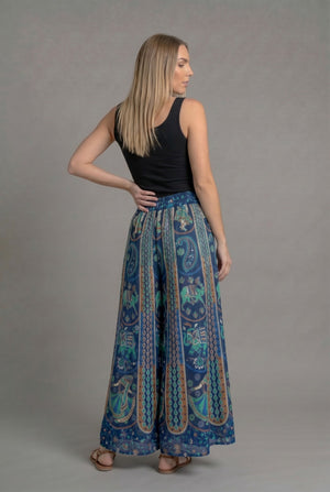 Pantalon Hippie Azul - Seleno Shop