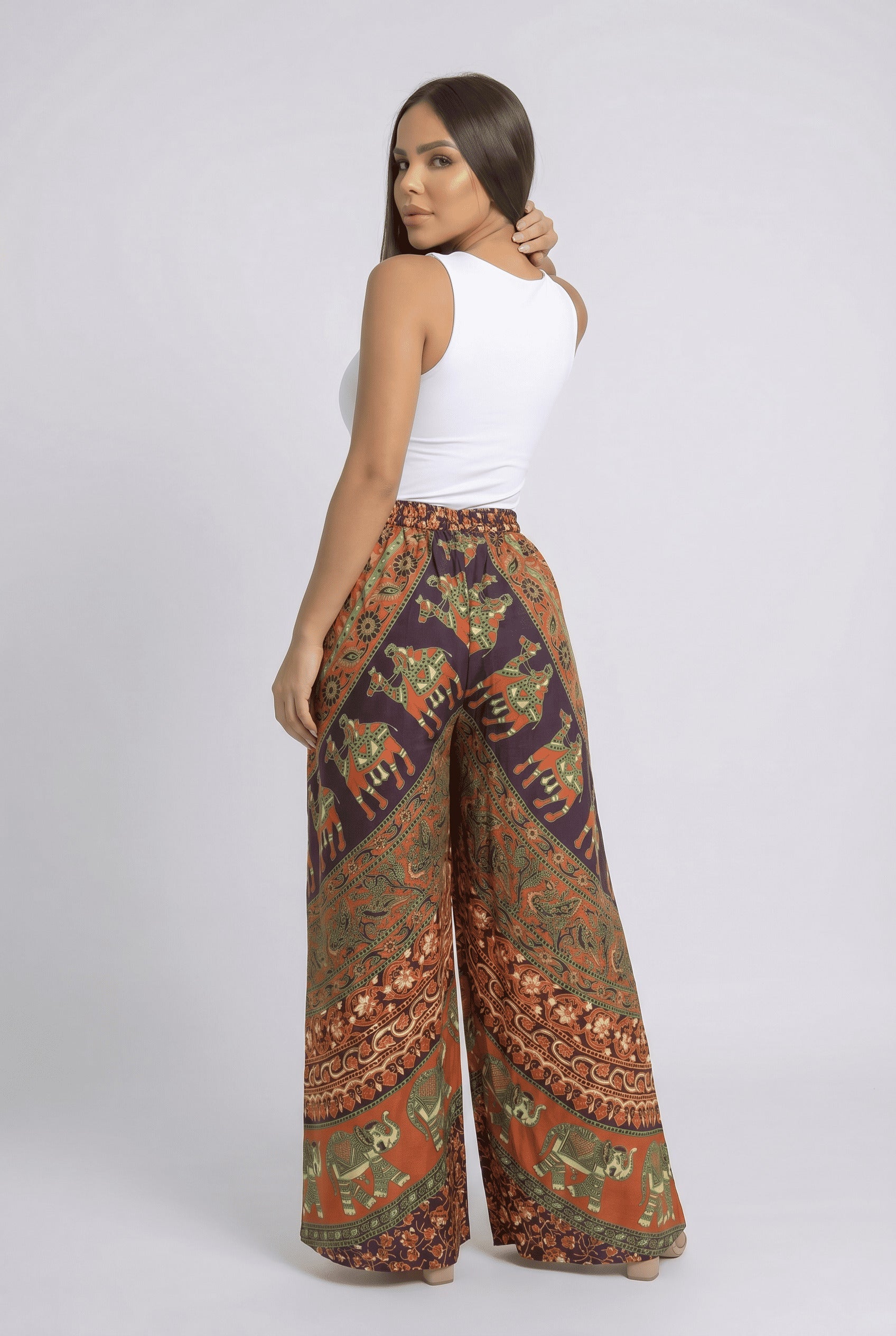 Pantalon Hippie Mariposa Cafe - Seleno Shop