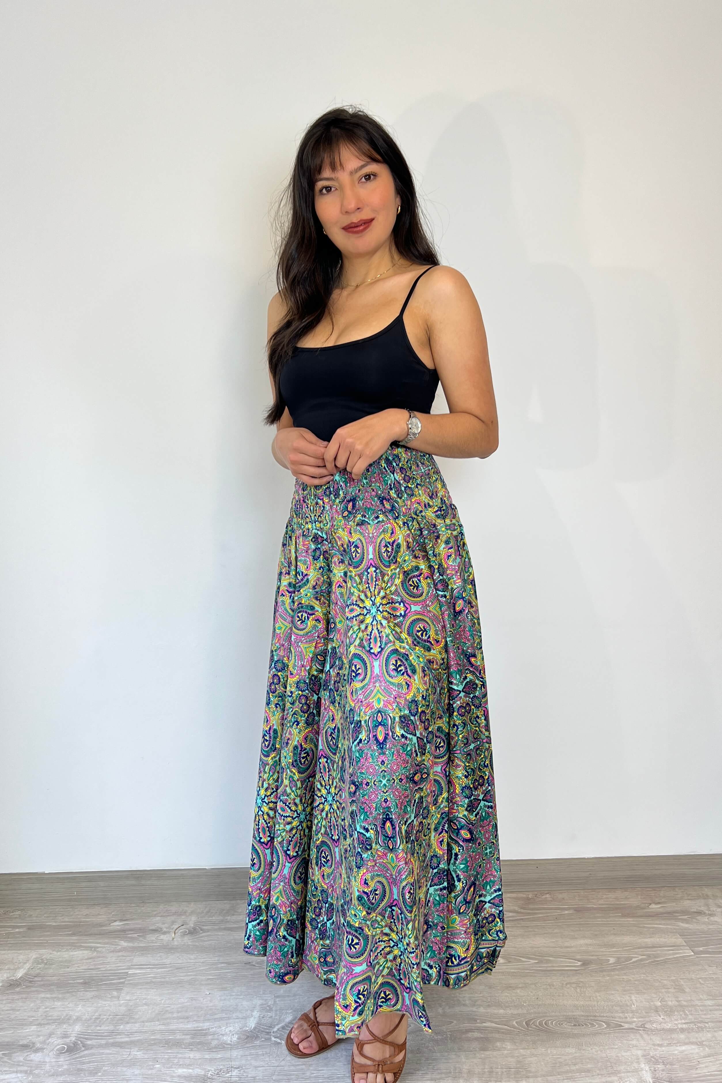 Pantalon Hippie Seda - Seleno Shop