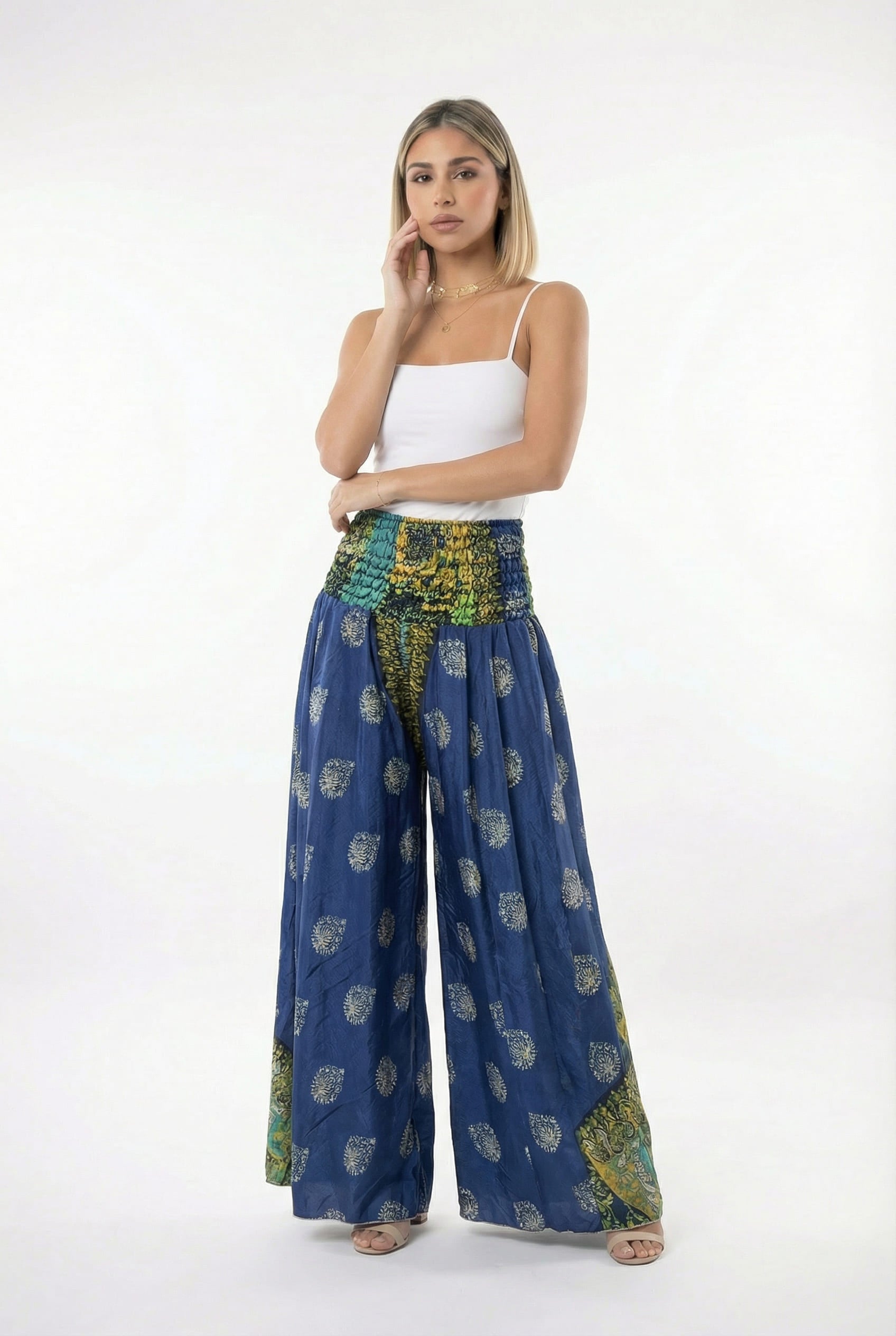 Pantalon Hippie Seda - Seleno Shop