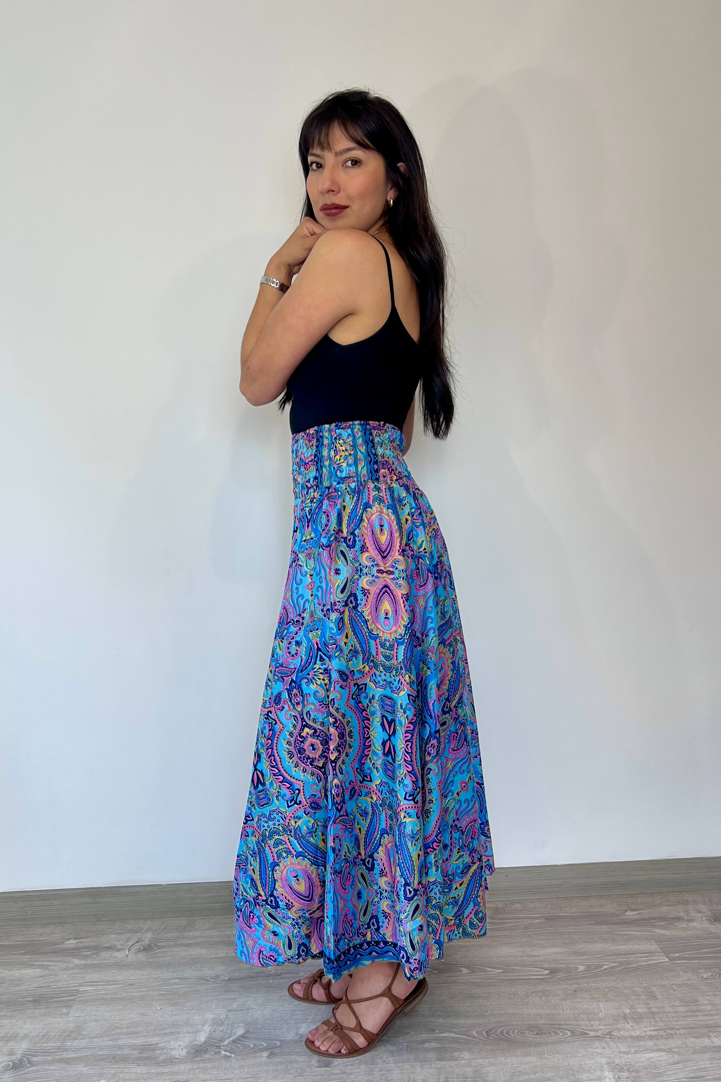 Pantalon Hippie Seda - Seleno Shop