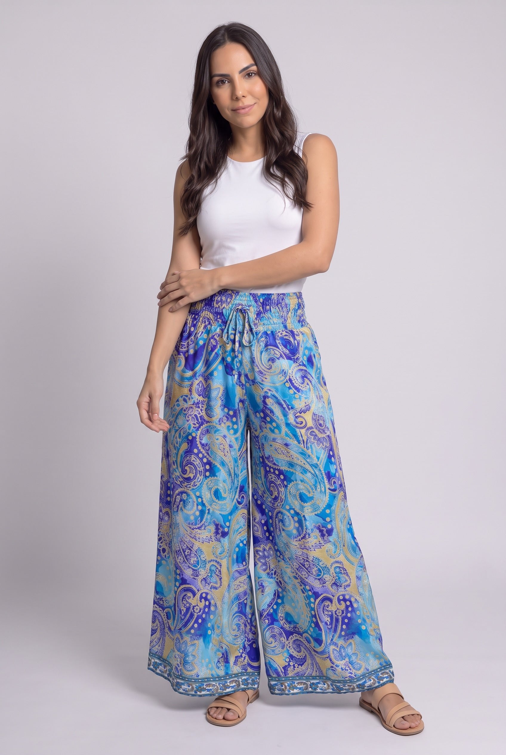 Pantalon Hippie Seda - Seleno Shop