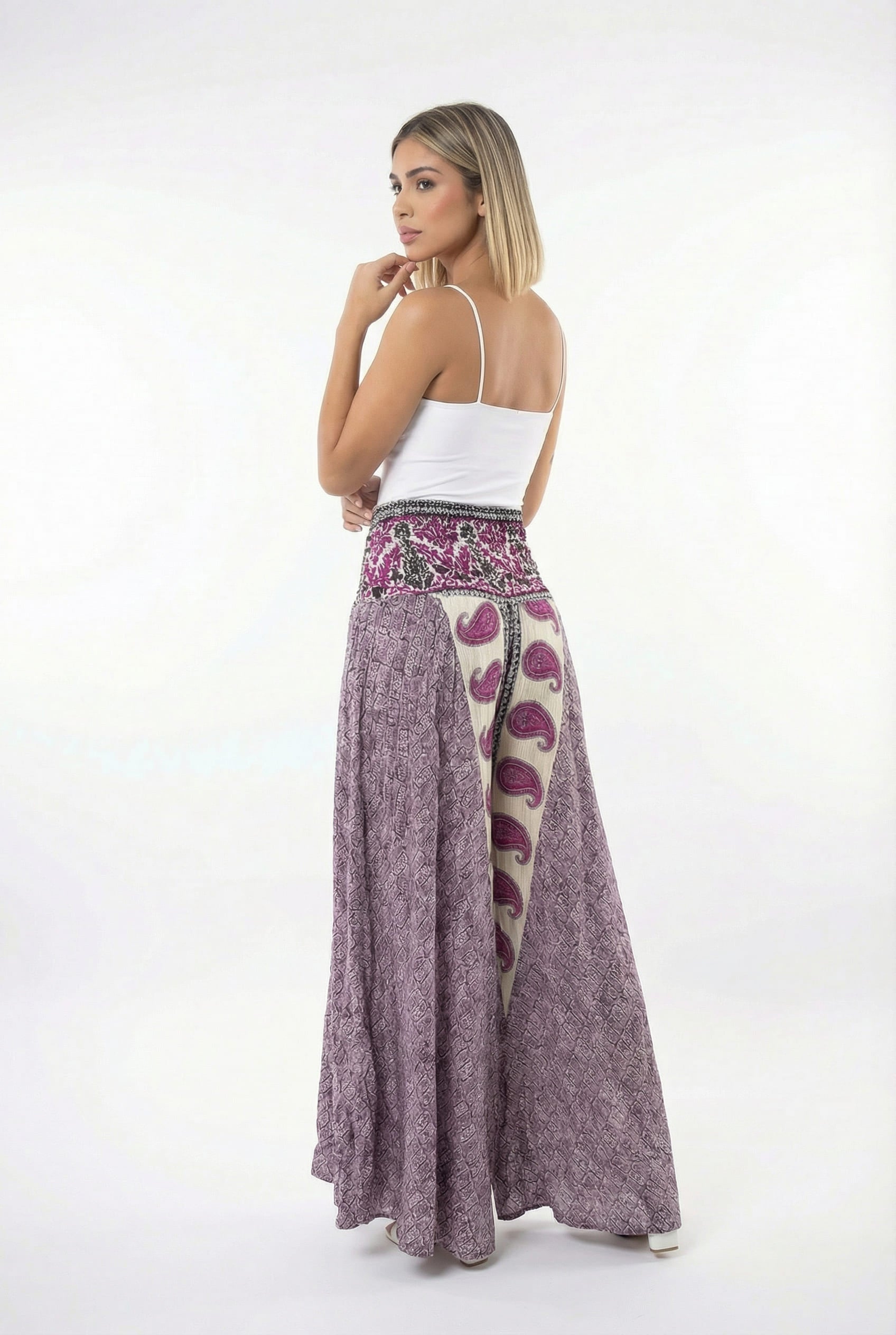 Pantalon Hippie Seda - Seleno Shop