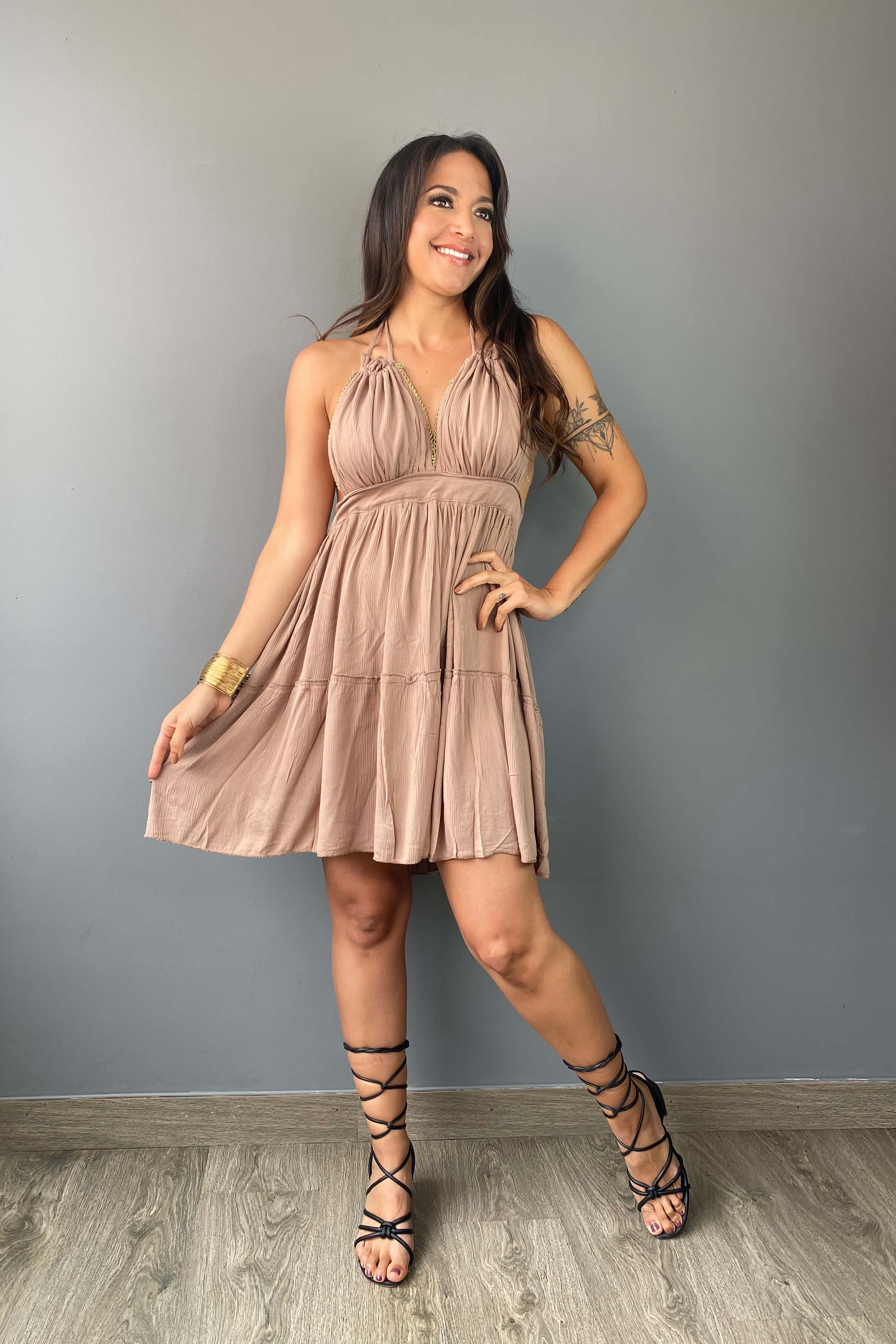 Vestido Balí Nude - Seleno Shop