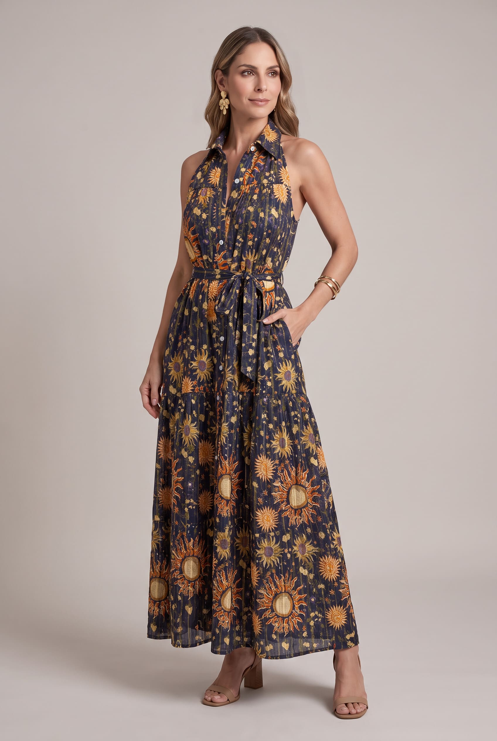 Vestido Boho Astros - Seleno Shop