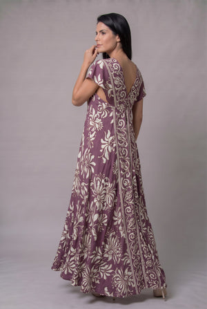 Vestido Boho Aura Vinotinto - Seleno Shop