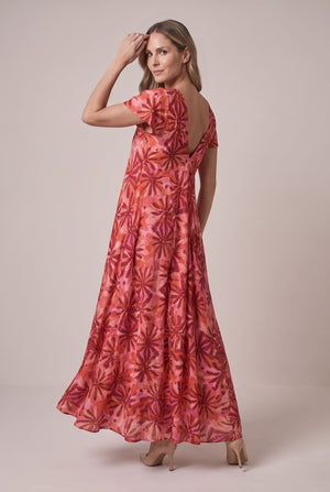 Vestido Boho Aurora Rojos - Seleno Shop