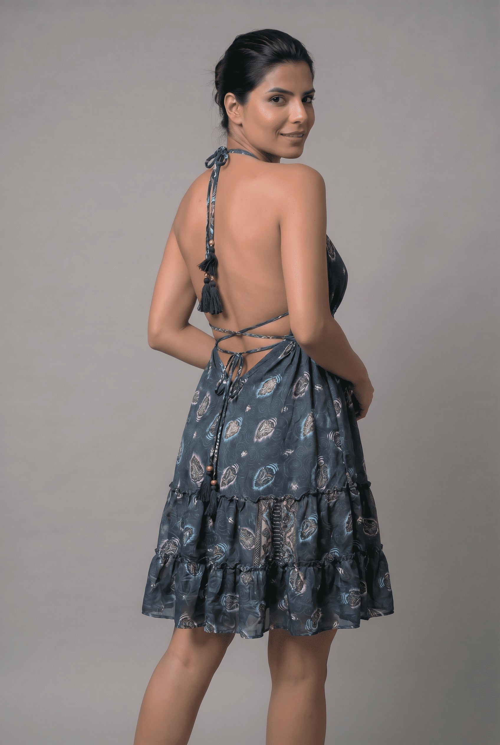 Vestido Boho Corto - Seleno Shop