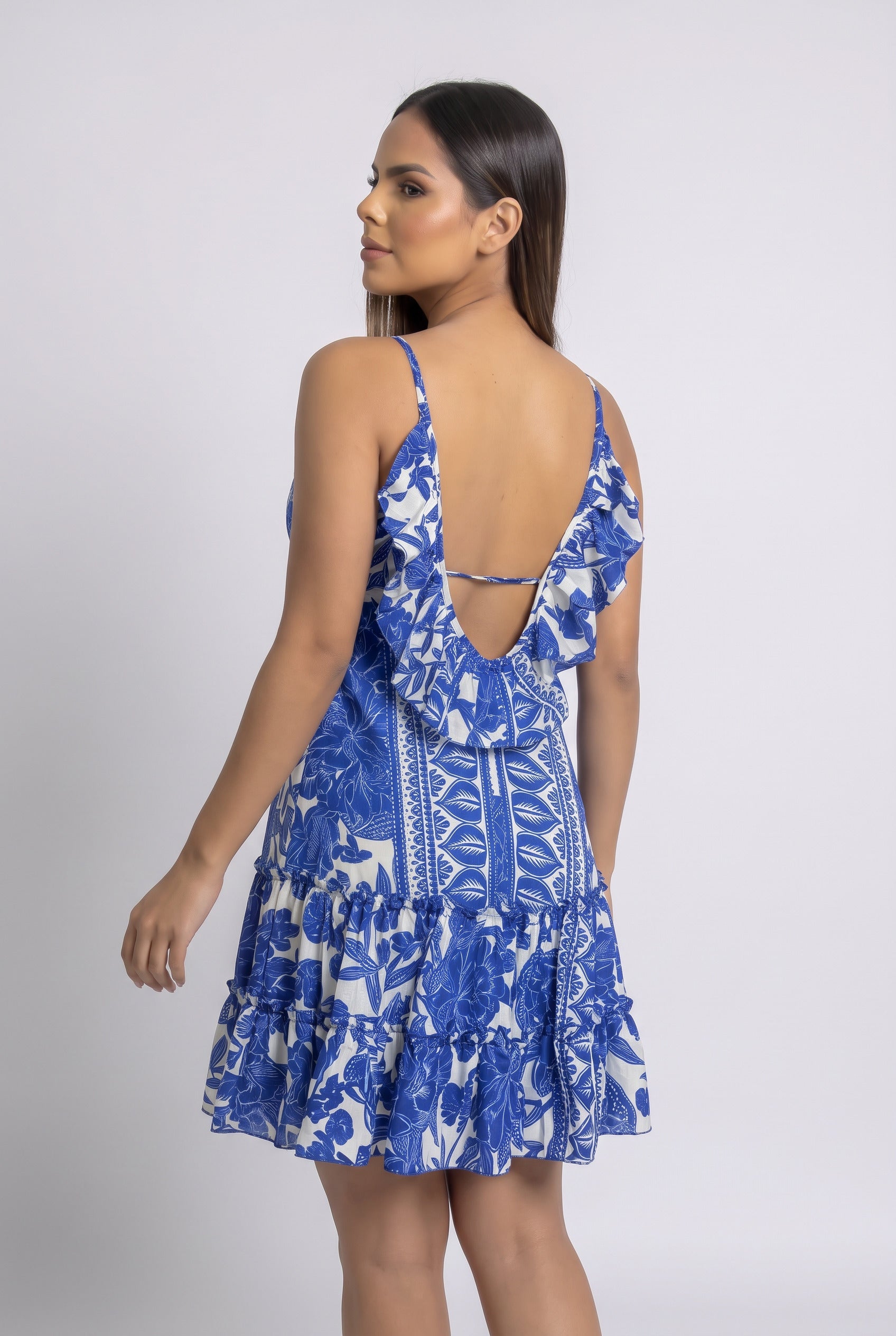 Vestido Boho Corto Capri - Seleno Shop