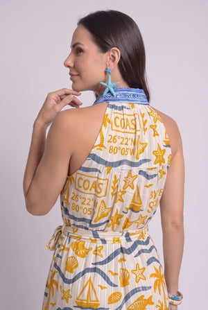 Vestido Boho Costa Dorada - Seleno Shop
