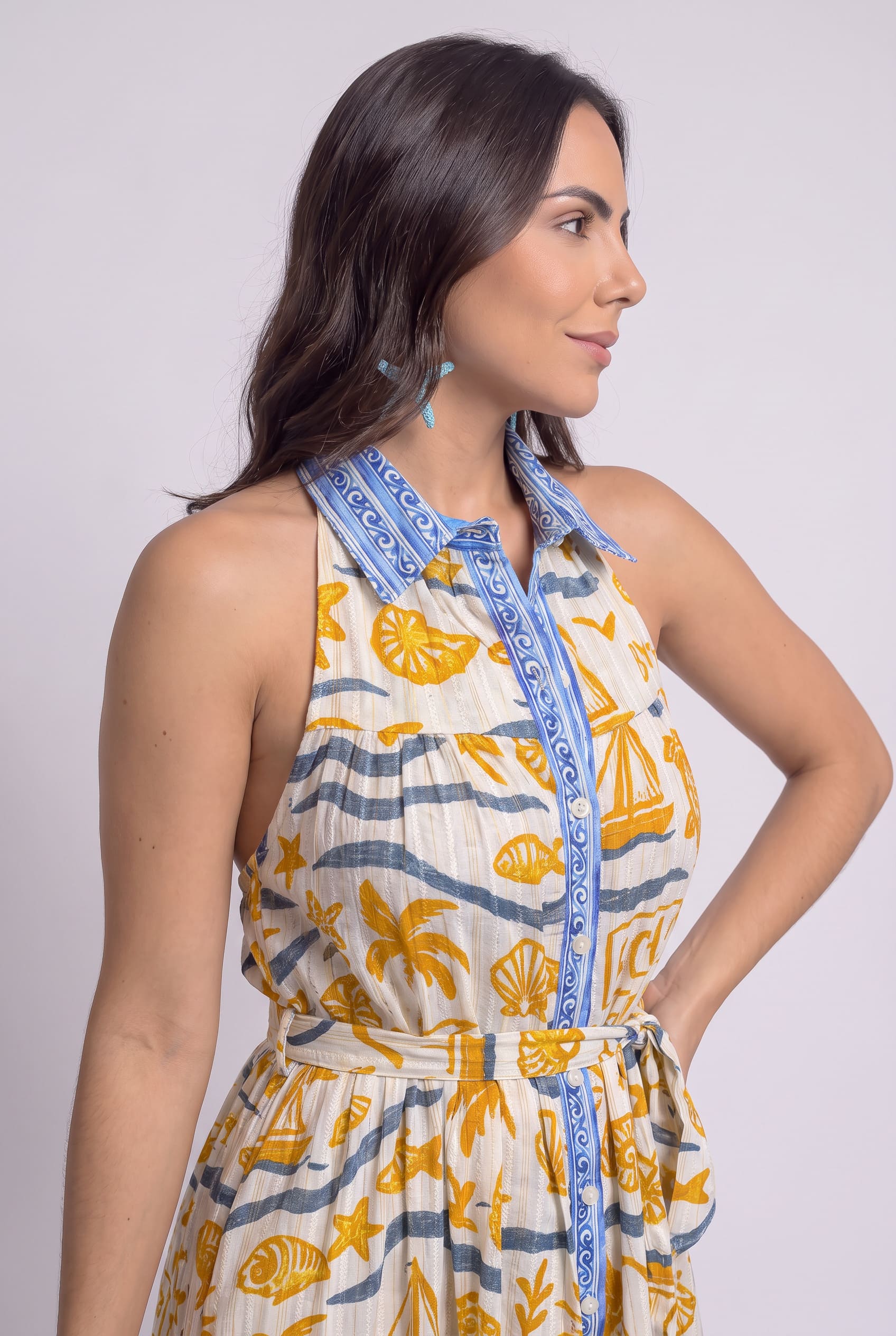 Vestido Boho Costa Dorada - Seleno Shop