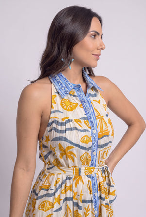 Vestido Boho Costa Dorada - Seleno Shop
