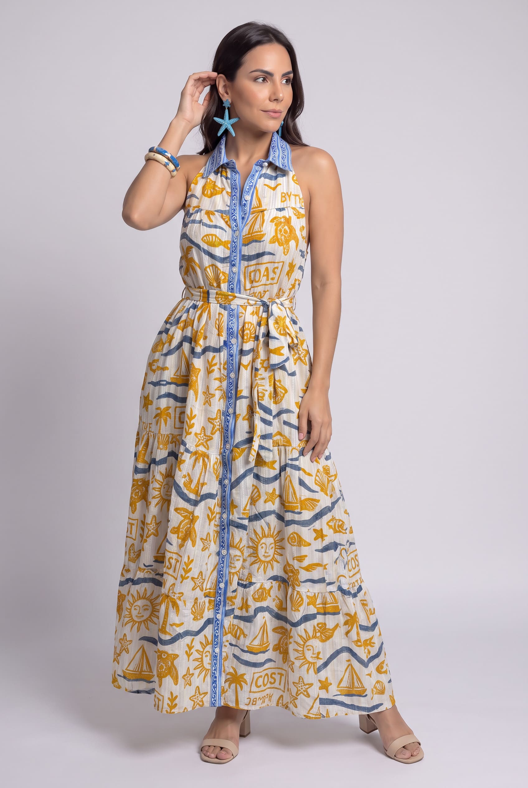 Vestido Boho Costa Dorada - Seleno Shop