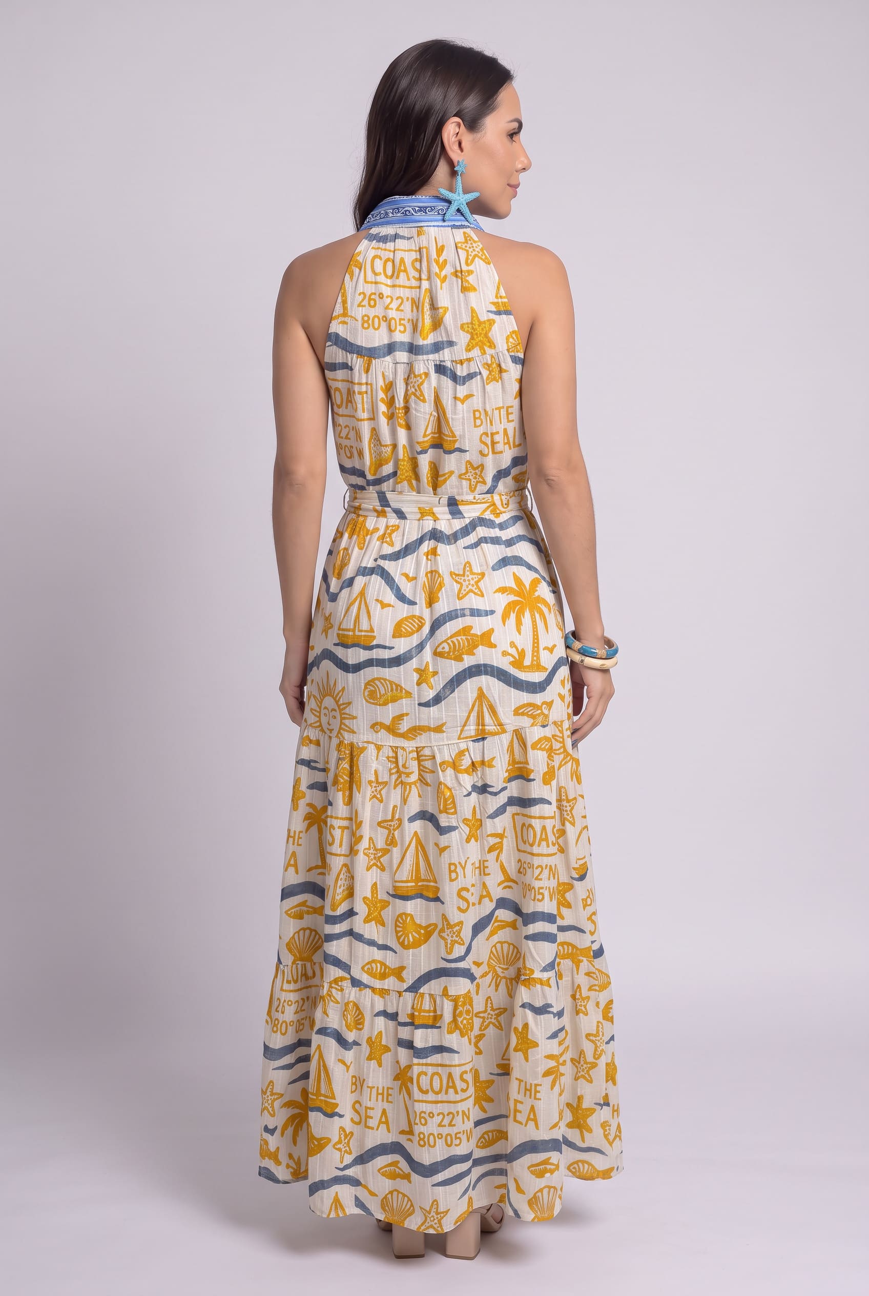 Vestido Boho Costa Dorada - Seleno Shop