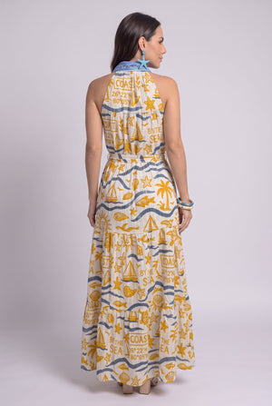 Vestido Boho Costa Dorada - Seleno Shop