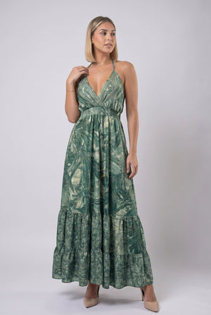 Vestido Boho Esmeralda - Seleno Shop