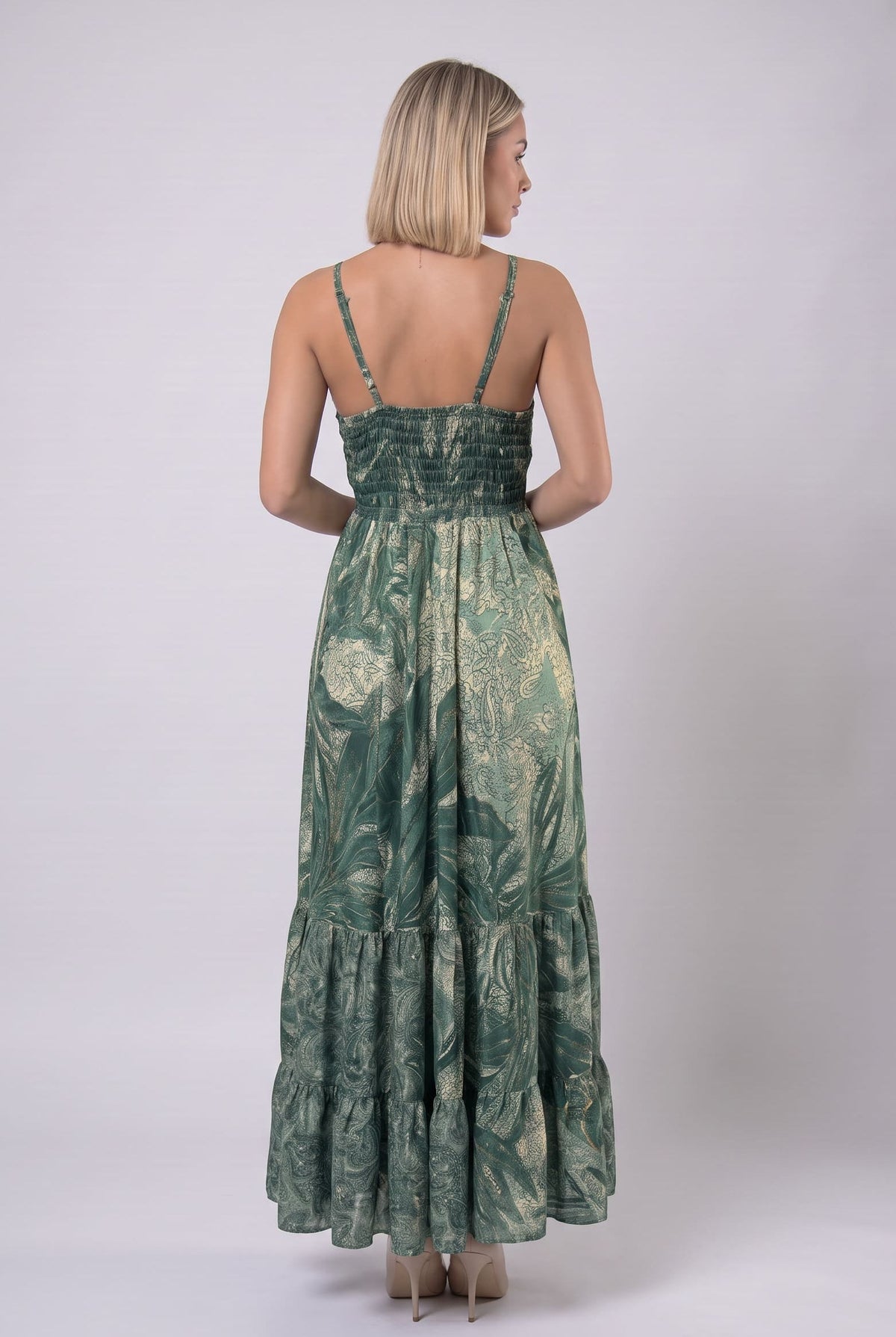 Vestido Boho Esmeralda - Seleno Shop