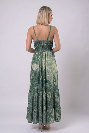 Vestido Boho Esmeralda - Seleno Shop