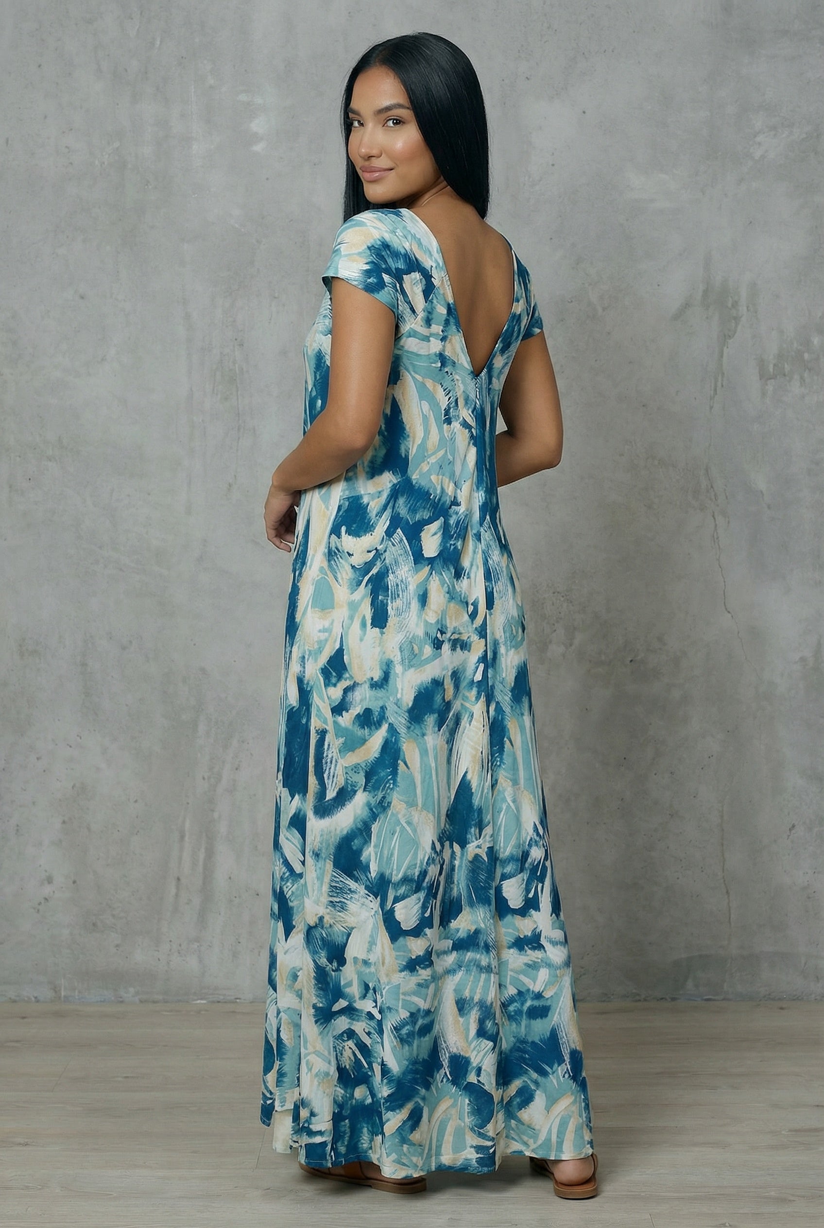 Vestido Boho Estampado - Seleno Shop