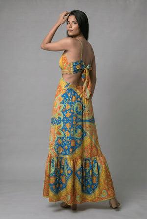 Vestido Boho Jaipur Amarillo - Seleno Shop