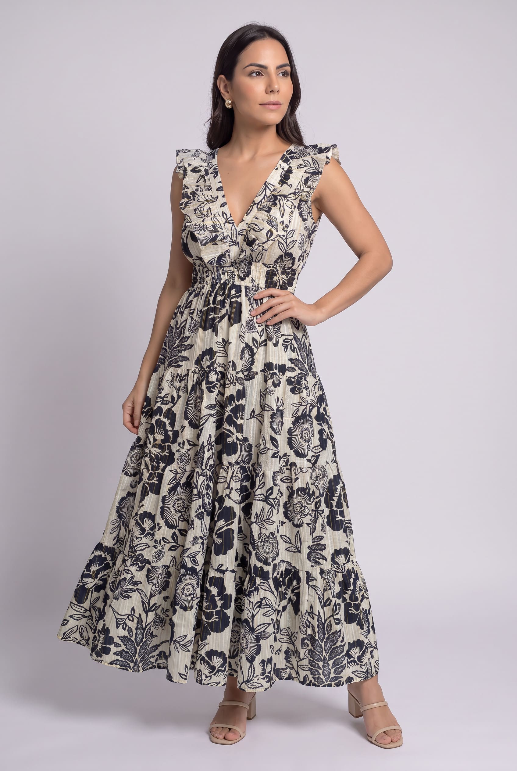 Vestido Boho Jardín Nocturno - Seleno Shop