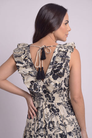 Vestido Boho Jardín Nocturno - Seleno Shop