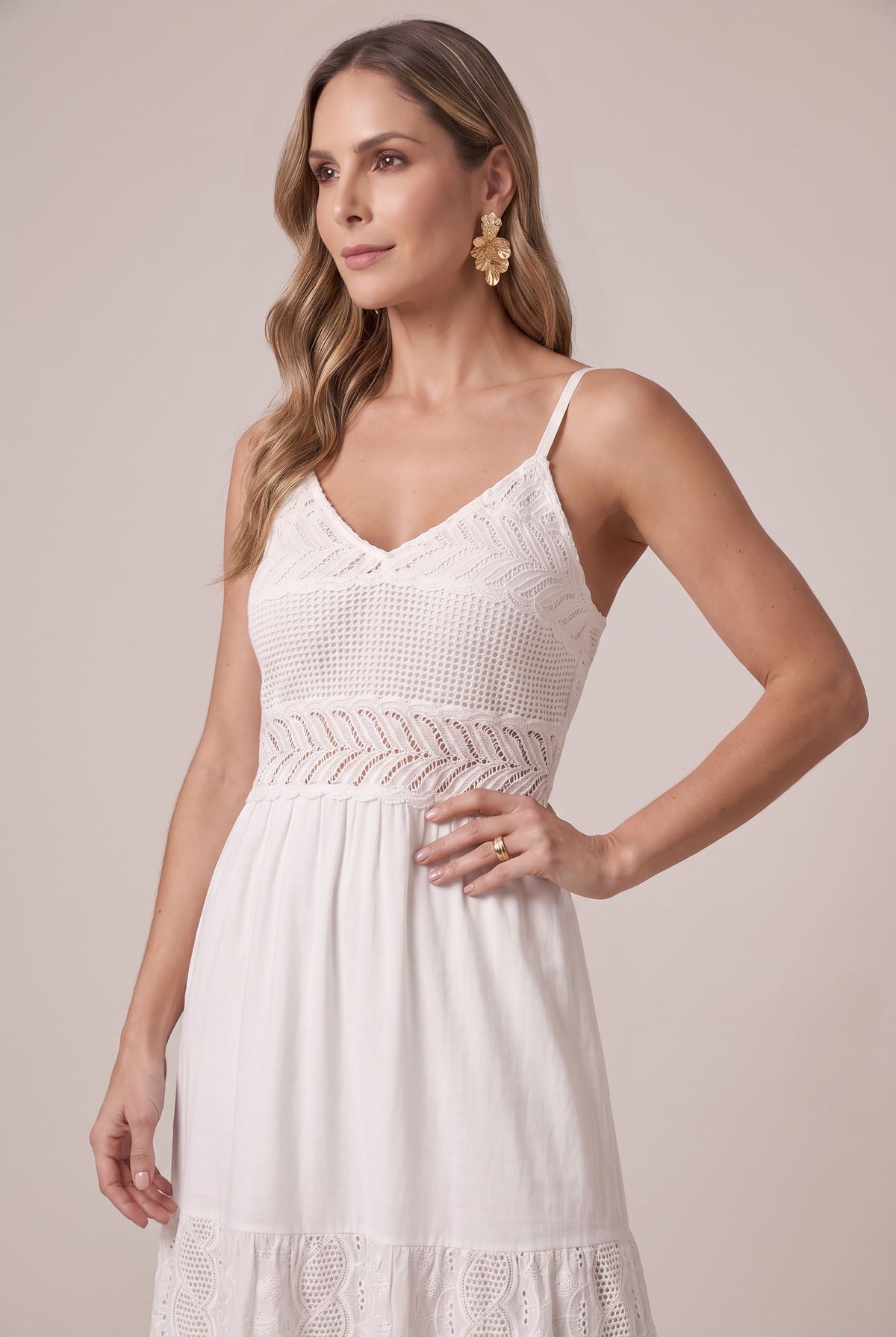 Vestido Boho Luz de Luna - Seleno Shop