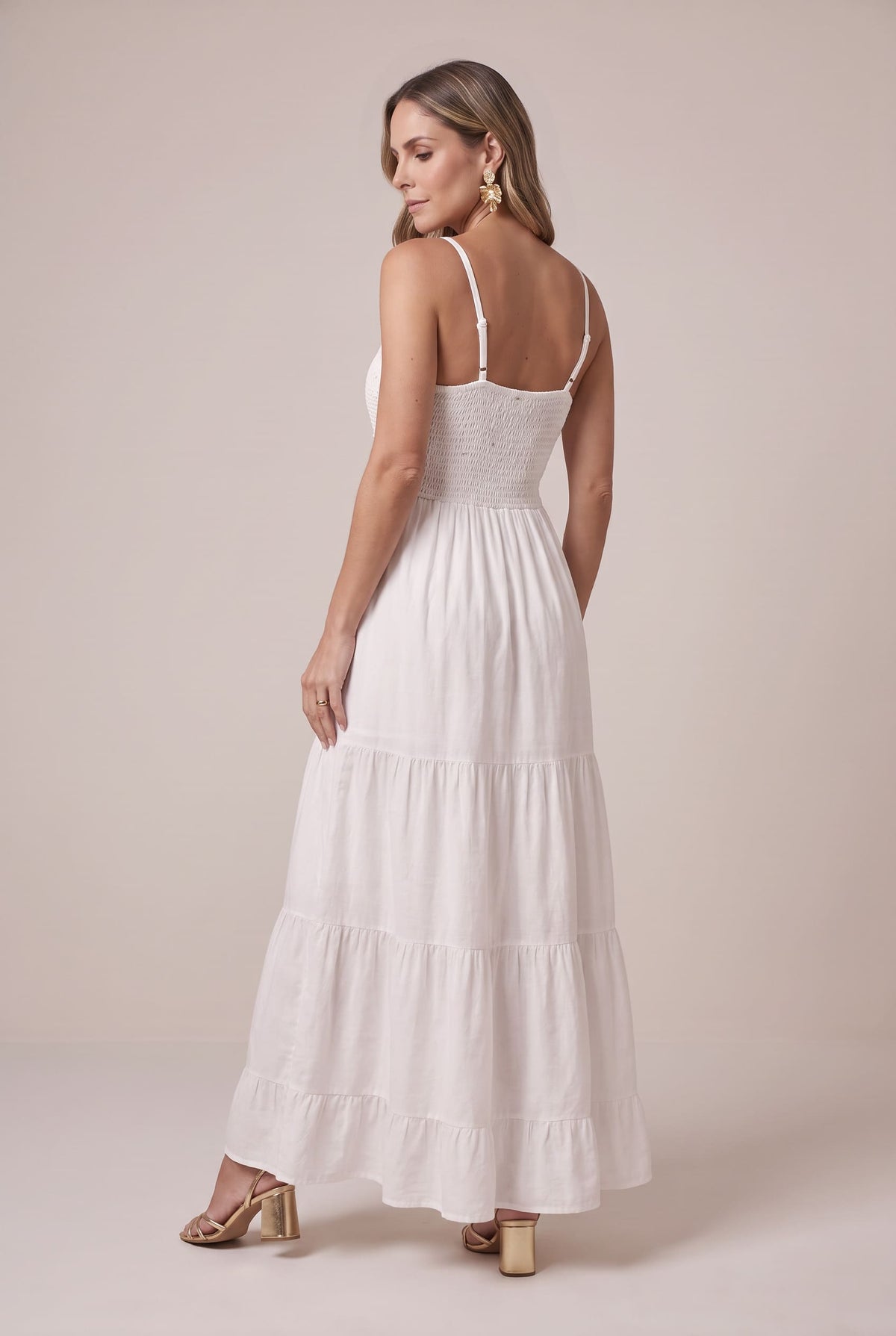 Vestido Boho Luz de Luna - Seleno Shop